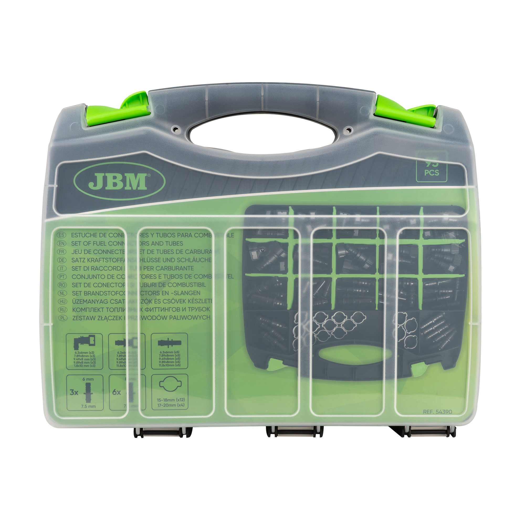 SET DI RACCORDI E TUBI PER CARBURANTE (95 PEZZI)