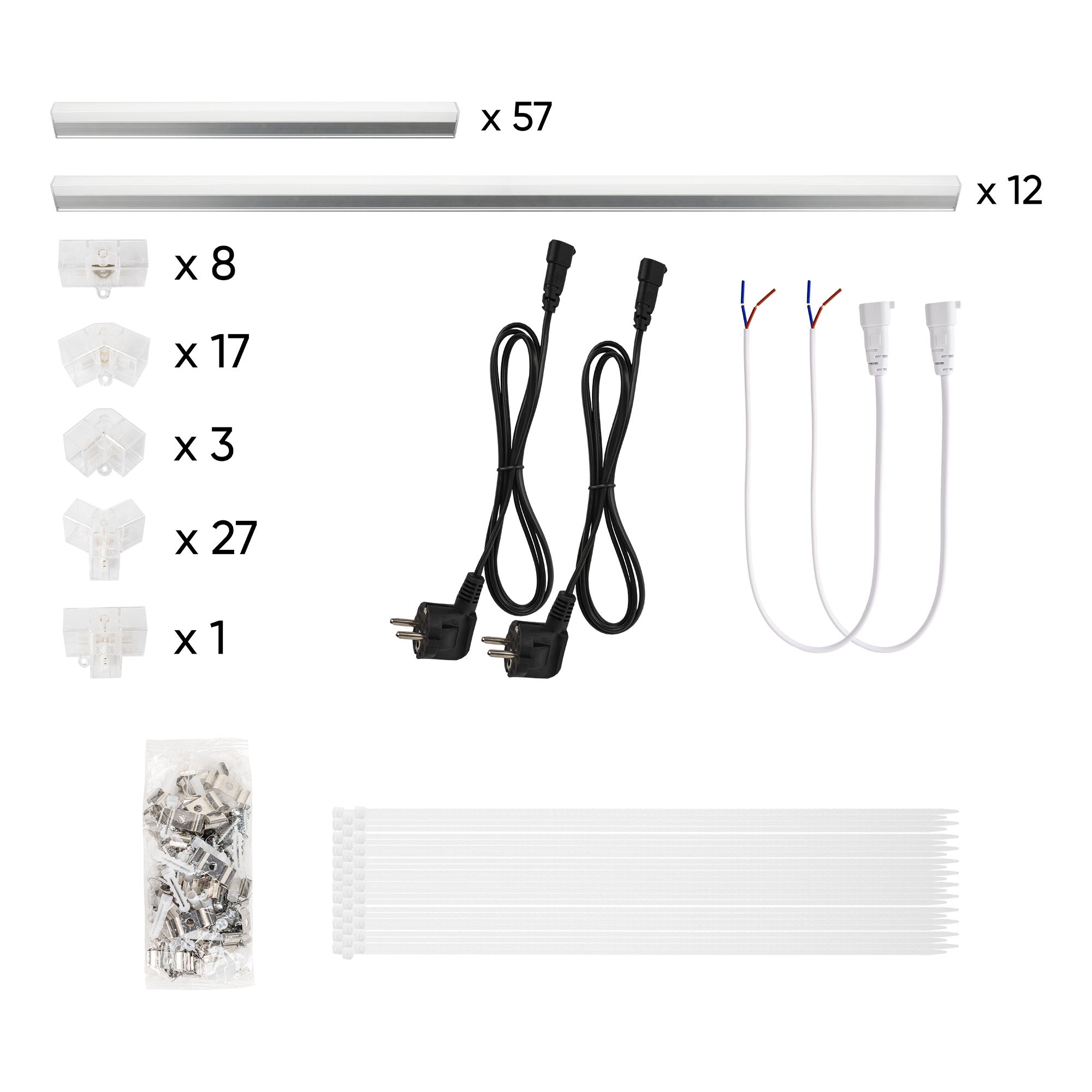 SET DI PLAFONIERE ESAGONALI A LED
