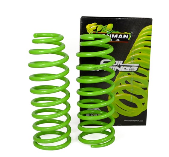 COPPIA MOLLE IRONMAN POSTERIORI +5CM TOYOTA LJ70 FARO QUADRO