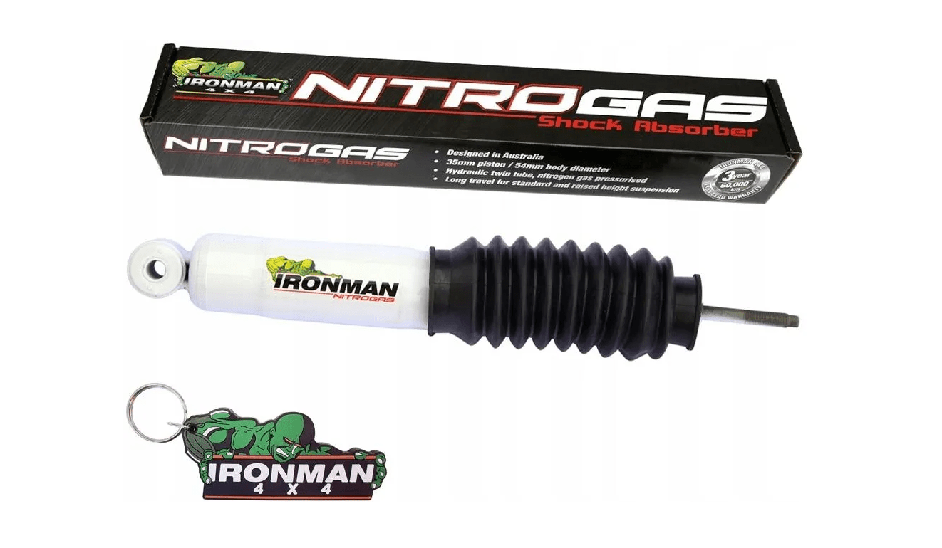 AMMORTIZZATORE ANTERIORE IRONMAN +5 CM HYUNDAI GALLOPER/ PAJERO I/ L200 K34 - Autoricambi4x4
