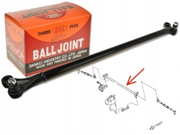 BARRA STERZO 555 NISSAN KING CAB D22/ NAVARA D22 - Autoricambi4x4