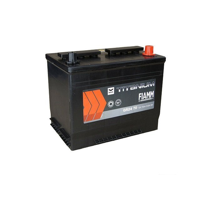 BATTERIA AUTO FIAMM 70Ah 540A 12V – BLACK TITANIUM GR24 70 (DX) - Autoricambi4x4