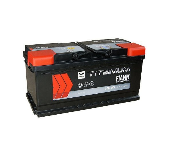 BATTERIA AUTO FIAMM 85Ah 760A 12V – BLACK TITANIUM L5B 85 (DX) - Autoricambi4x4