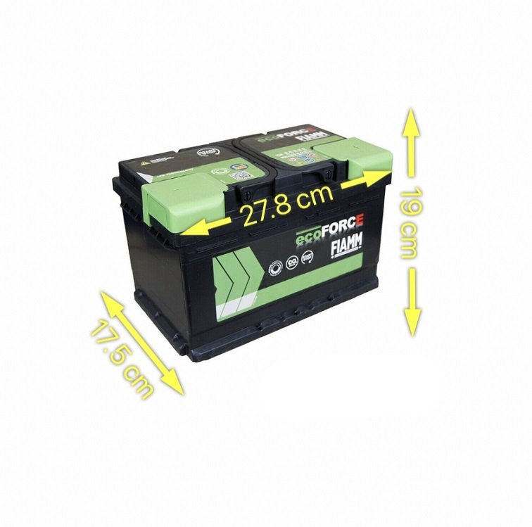 BATTERIA AUTO FIAMM TR720 70Ah 720A 12V - Autoricambi4x4