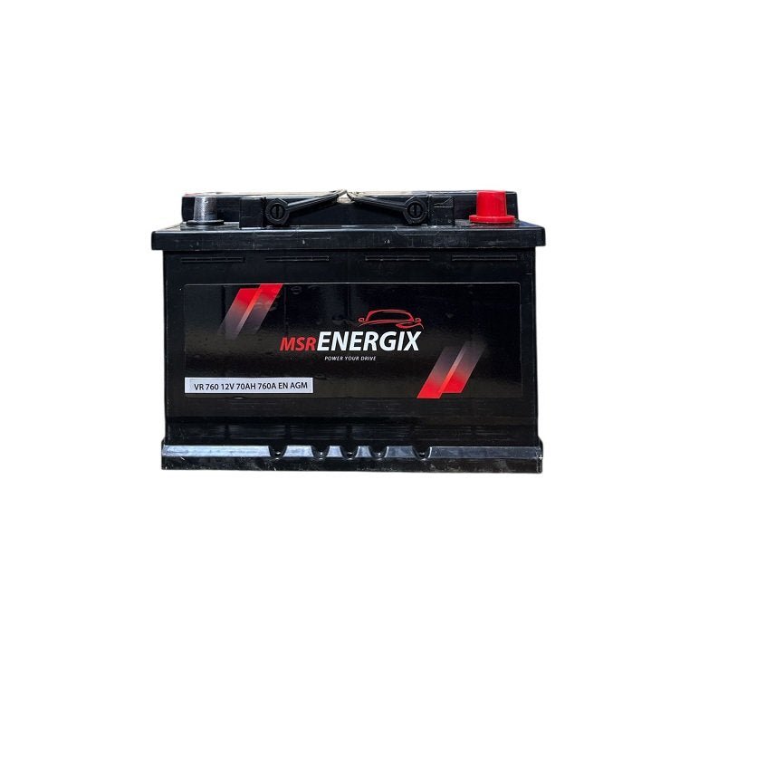 BATTERIA MSR ENERGIX VR760 70AH 760A 12V AGM START&STOP - Autoricambi4x4
