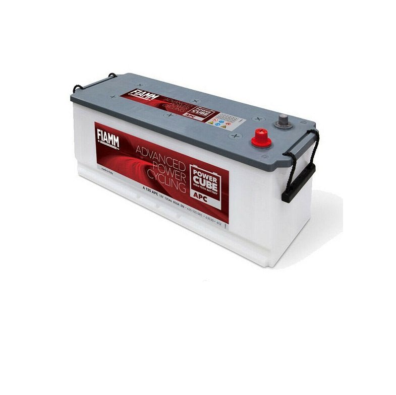 BATTERIA TRATTORE CAMION FIAMM 135Ah 850A 12V – APC POWERCUBE A 135 (SX) - Autoricambi4x4