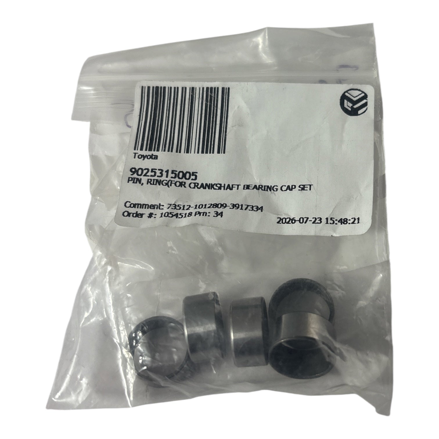 BOCCOLA MONOBLOCCO PER CENTRAGGIO TESTATA TOYOTA (ORIGINALE) - Autoricambi4x4
