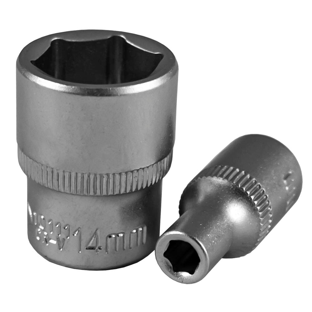 BUSSOLA ESAGONALE 1/4" 10MM - ZINCATO - Autoricambi4x4