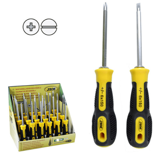 CACCIAVITI REVERSIBILA A TAGLIO - STELLA/STELLA - TAGLIO 6X150MM - Autoricambi4x4