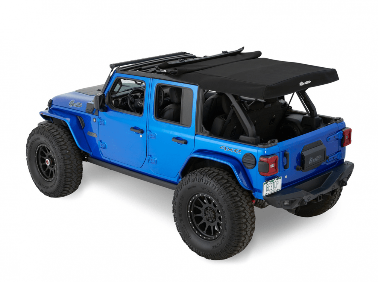 CAPPOTTINA BESTOP SUPERTOP NX PER JEEP WRANGLER JL 4 PORTE - TWILL - Autoricambi4x4