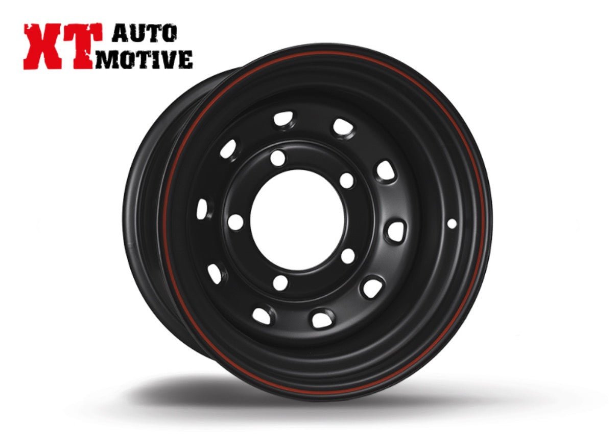 CERCHIO 15x8 ET - 20 DAYTONA NERO PER LAND ROVER - Autoricambi4x4
