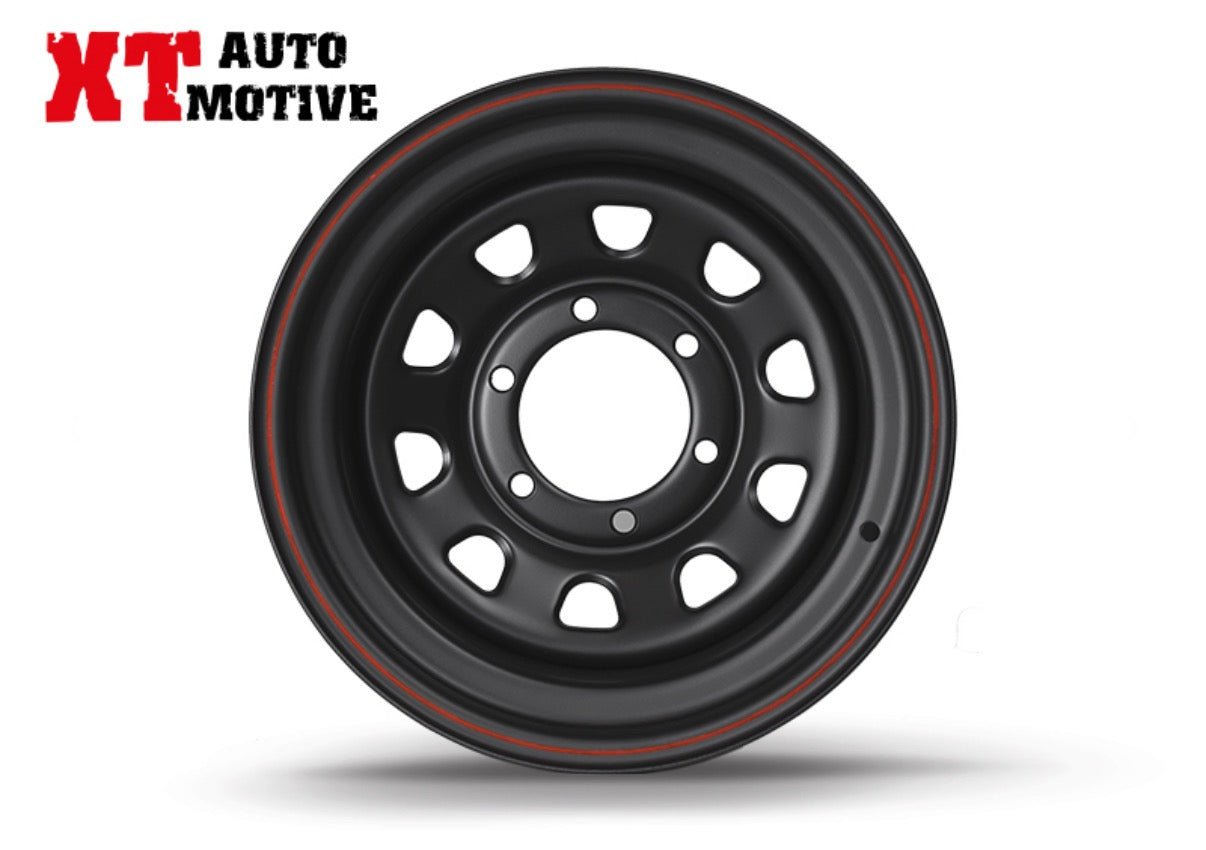 CERCHIO 15x8 ET - 30 DAYTONA NERO PER OPEL - Autoricambi4x4