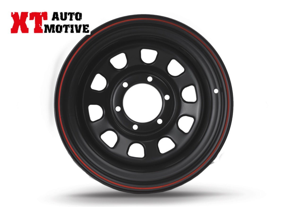 CERCHIO 16x10 ET - 30 DAYTONA NERO PER NISSAN - Autoricambi4x4