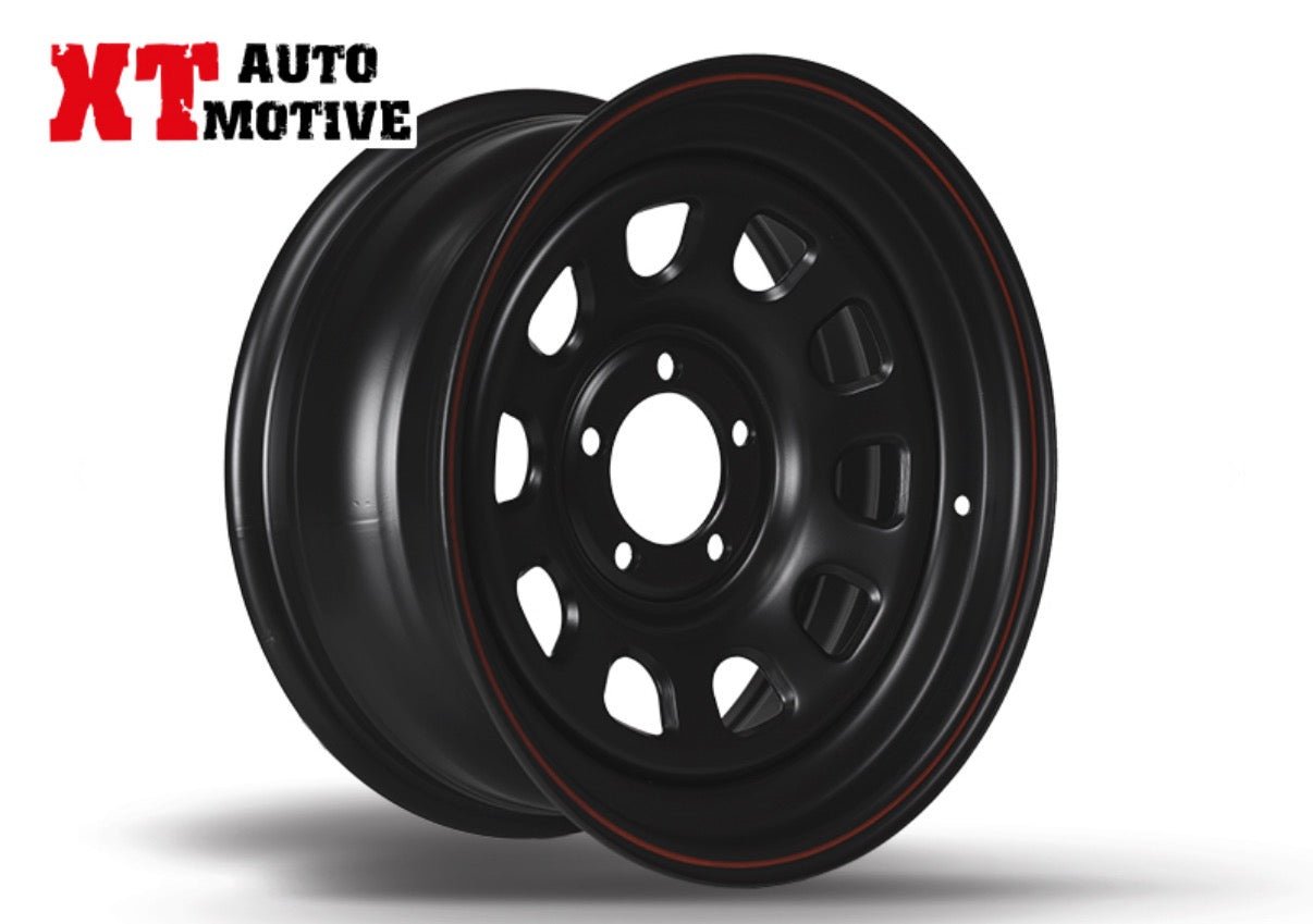Cerchio 16X7 ET 0 Daytona nero per Jeep - Autoricambi4x4 - vista 3