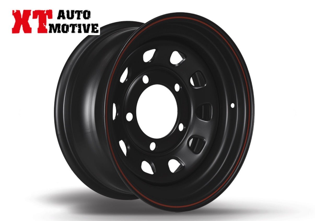 Cerchio 16X7 ET -10 Daytona nero per Land Rover - Autoricambi4x4 - vista 3
