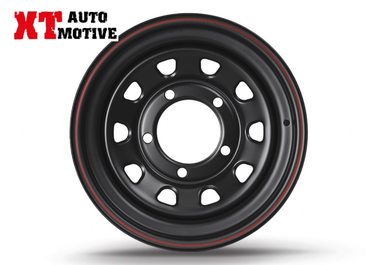 CERCHIO 16x7 ET - 10 DAYTONA NERO PER LAND ROVER - Autoricambi4x4