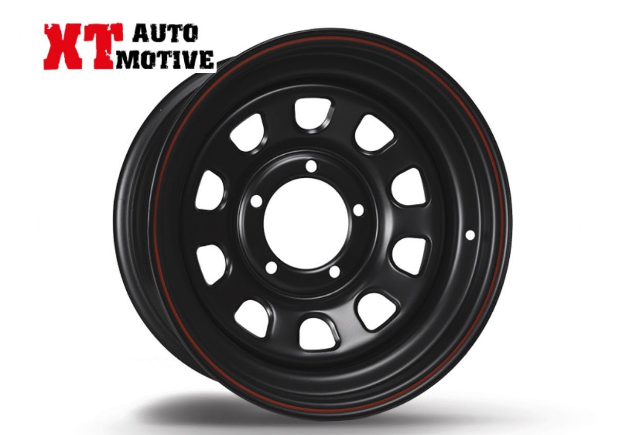 CERCHIO 16x7 ET - 12 DAYTONA NERO PER DAIHATSU - Autoricambi4x4