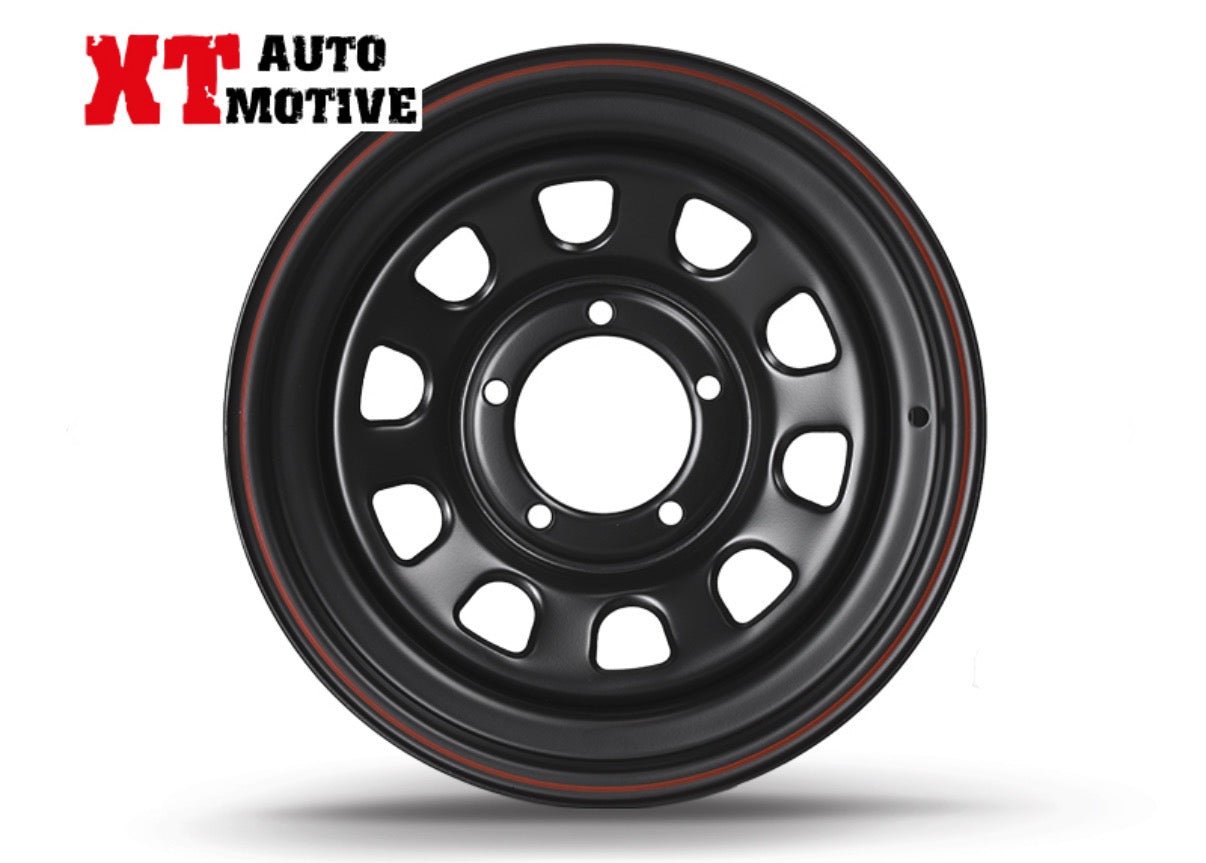 CERCHIO 16x7 ET - 12 DAYTONA NERO PER SUZUKI - Autoricambi4x4
