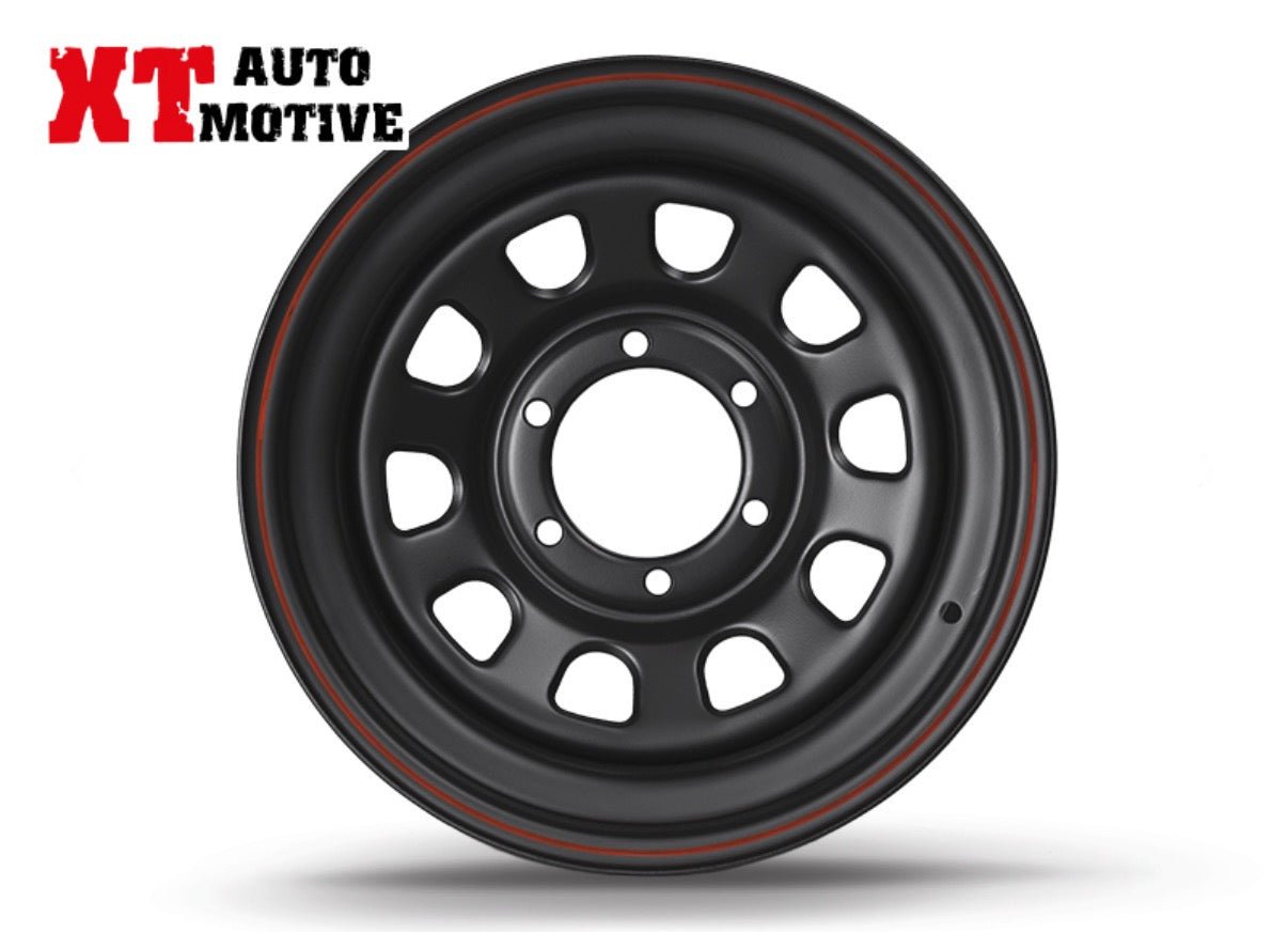 CERCHIO 16x7 ET - 25 DAYTONA NERO PER ISUZU - Autoricambi4x4
