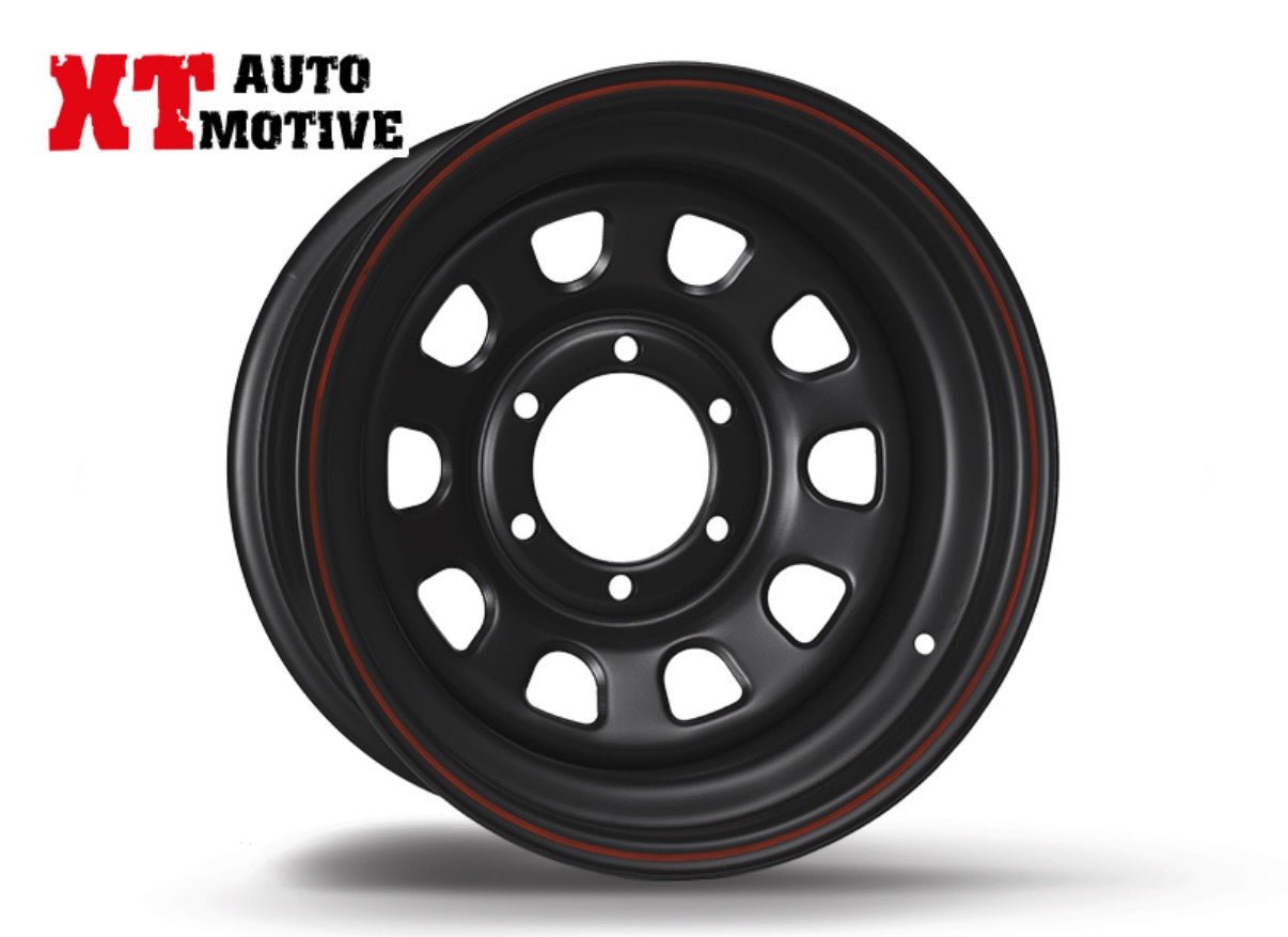 CERCHIO 16x7 ET - 25 DAYTONA NERO PER MITSUBISHI - Autoricambi4x4