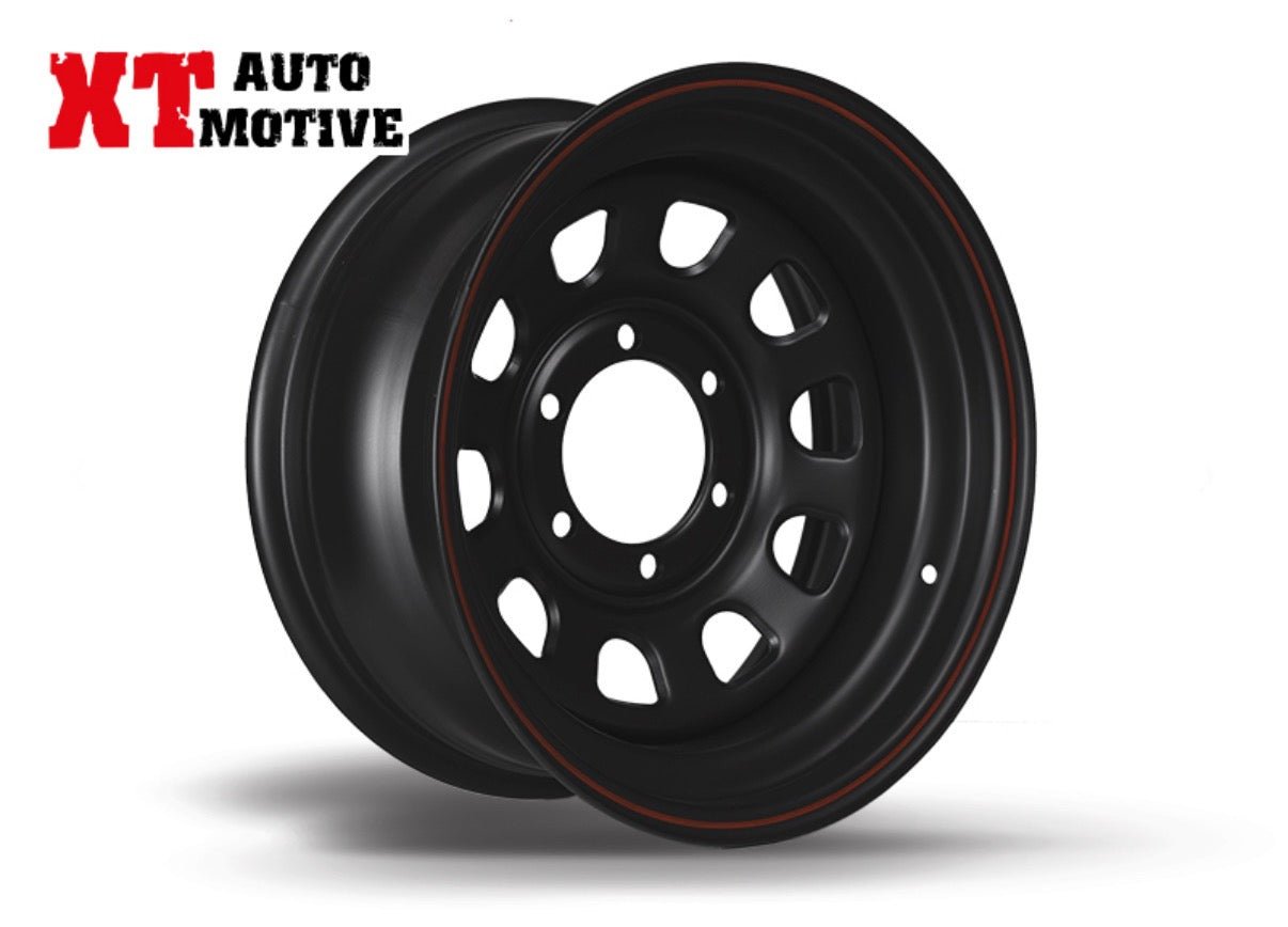 Cerchio 16X7 ET -25 Daytona nero per Opel - Autoricambi4x4 - vista 3