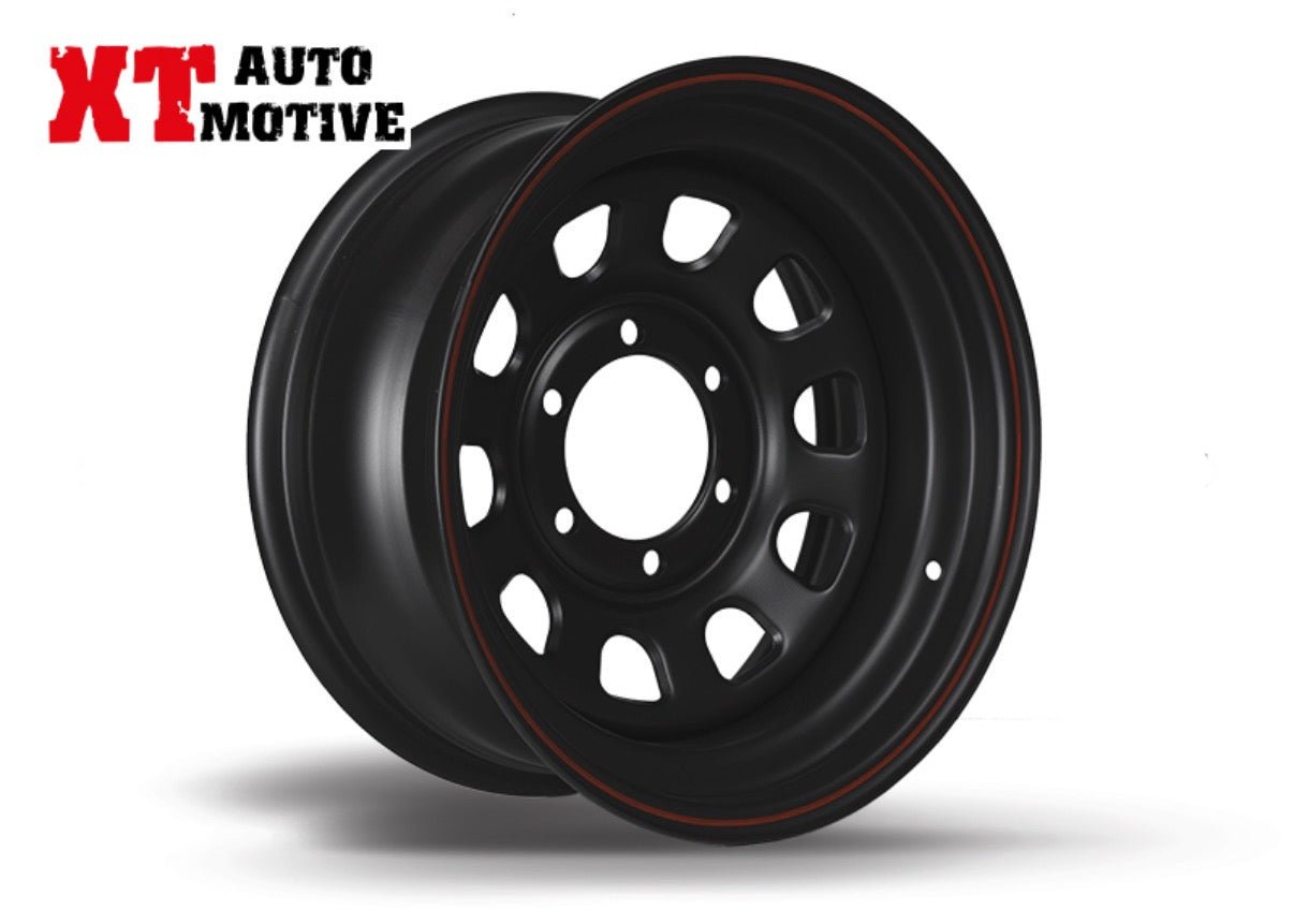 CERCHIO 16x8 ET - 25 DAYTONA NERO PER FORD RANGER - Autoricambi4x4