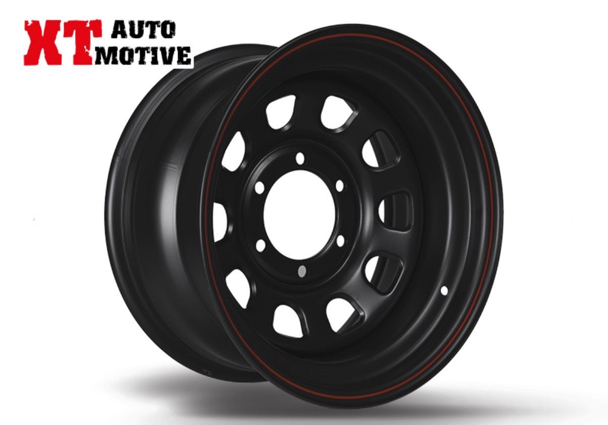 CERCHIO 16x8 ET - 25 DAYTONA NERO PER HYUNDAI - Autoricambi4x4