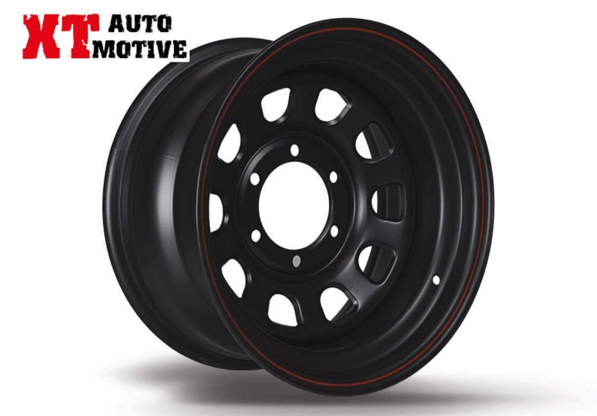 CERCHIO 16x8 ET - 25 DAYTONA NERO PER ISUZU - Autoricambi4x4