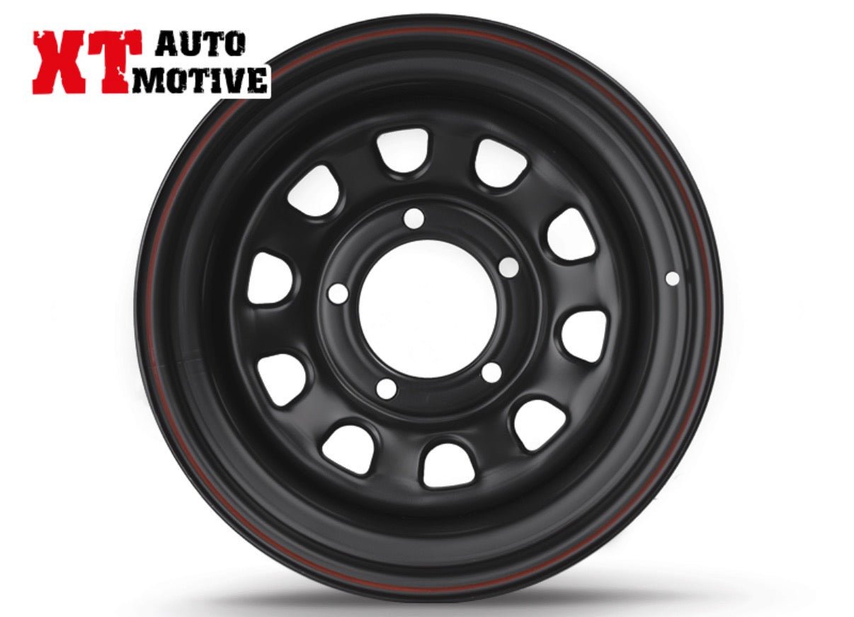CERCHIO 17x10 ET - 30 DAYTONA NERO PER LAND ROVER - Autoricambi4x4