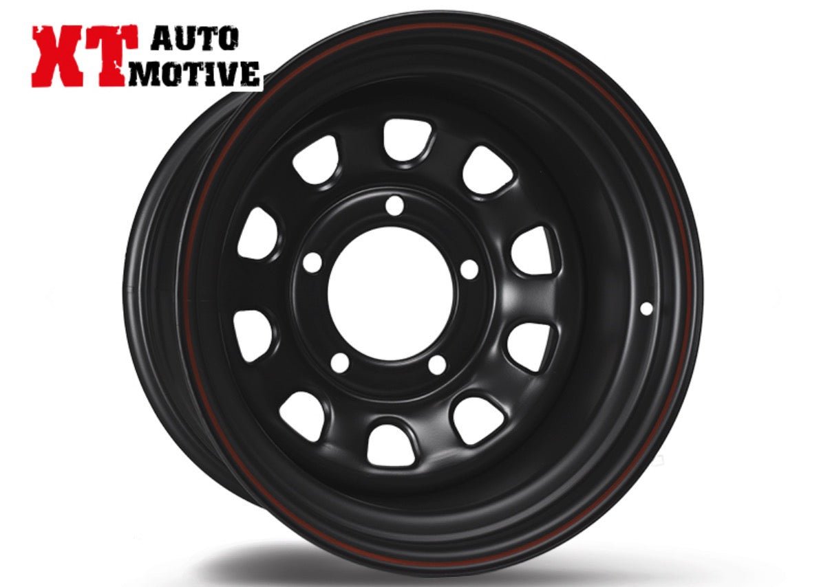 CERCHIO 17x10 ET - 30 DAYTONA NERO PER LAND ROVER - Autoricambi4x4