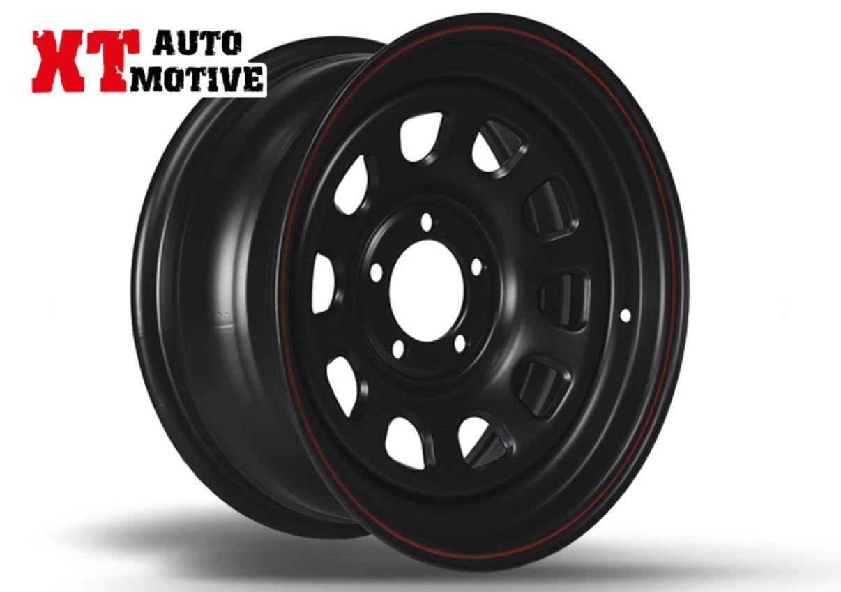 Cerchio 17X7 ET 0 Daytona nero per Jeep - Autoricambi4x4 - vista 3