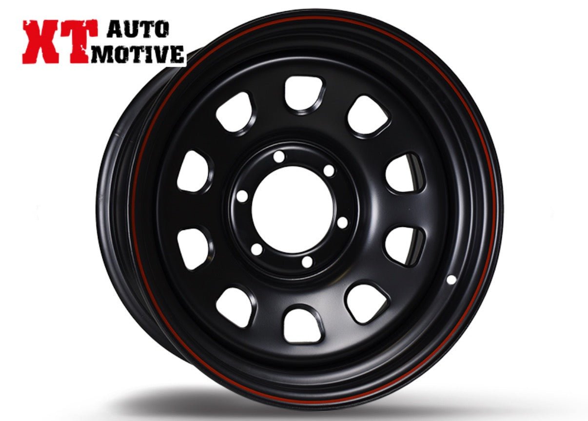 CERCHIO 17x8 ET - 10 DAYTONA NERO PER ISUZU - Autoricambi4x4