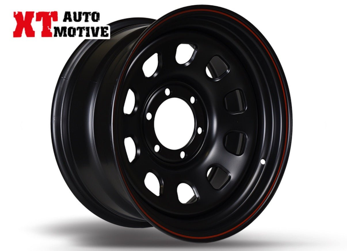 CERCHIO 17x8 ET - 10 DAYTONA NERO PER MITSUBISHI - Autoricambi4x4