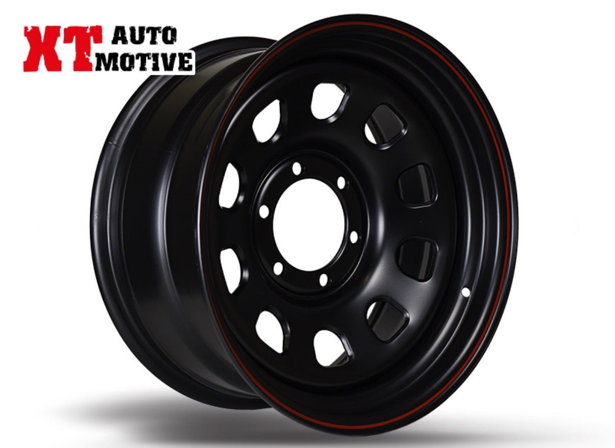 CERCHIO 17x8 ET - 10 DAYTONA NERO PER NISSAN - Autoricambi4x4