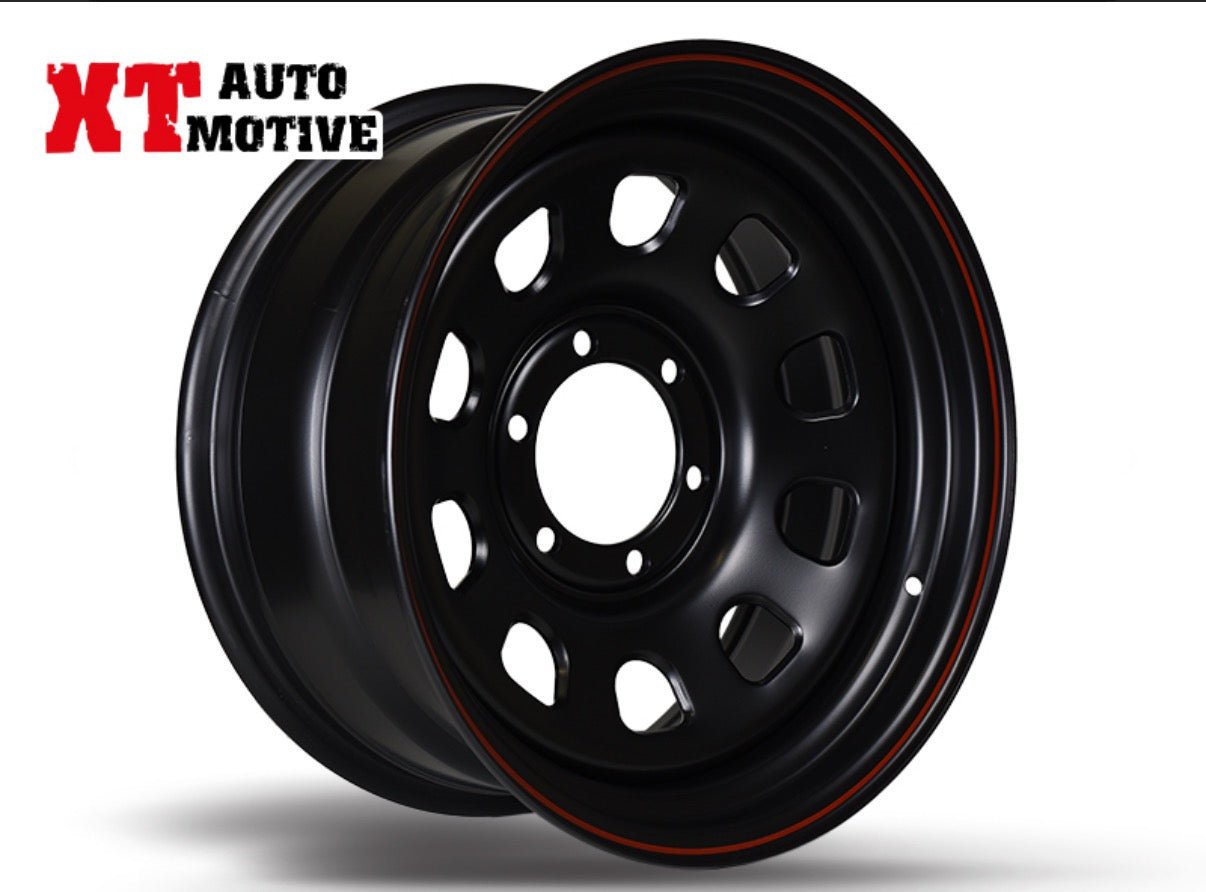 CERCHIO 17x8 ET - 10 DAYTONA NERO PER TOYOTA - Autoricambi4x4