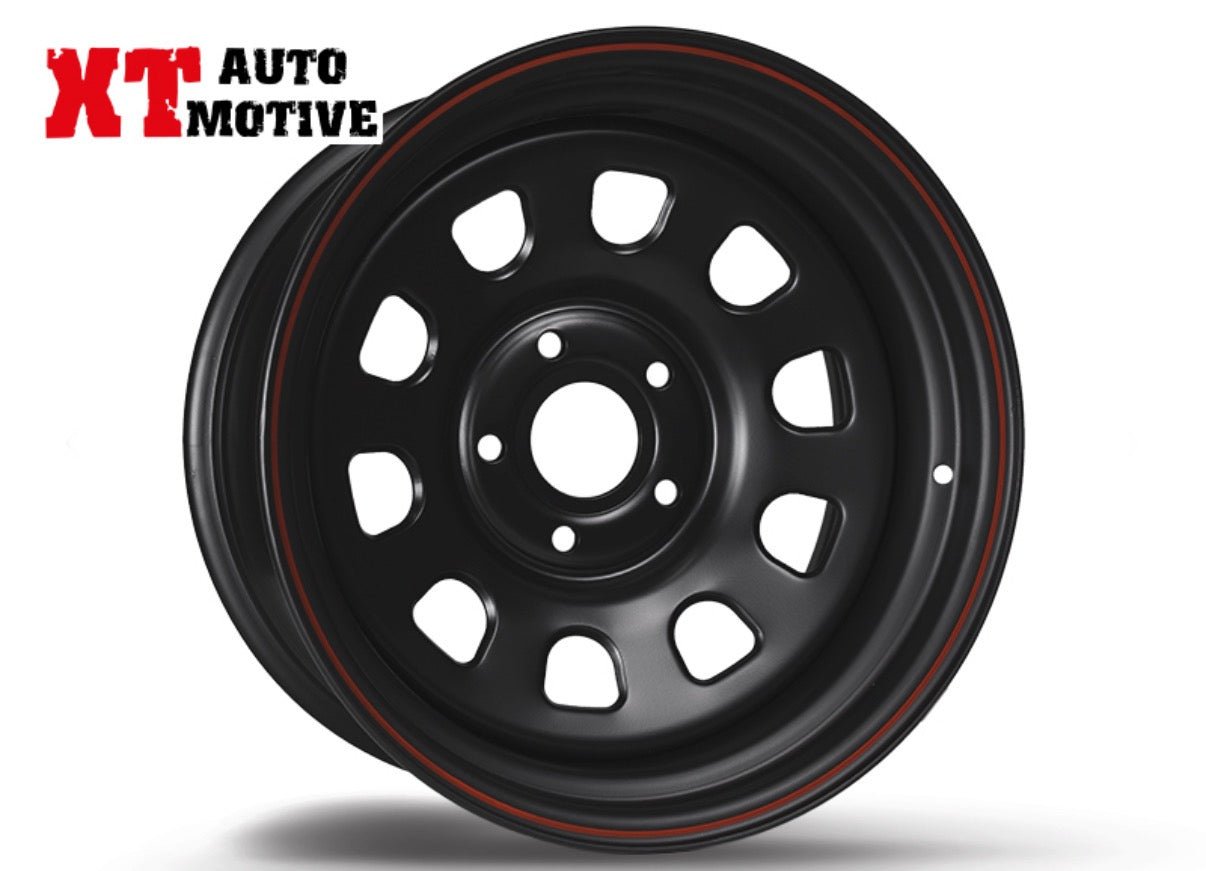 CERCHIO 17x8 ET - 20 DAYTONA NERO PER JEEP - Autoricambi4x4