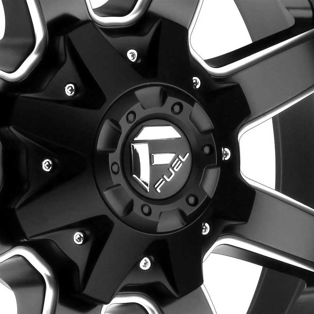 Cerchio in lega D538 Maverick Matte Black Milled Fuel - Autoricambi4x4