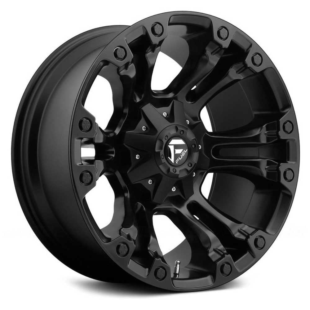 Cerchio in lega D560 Vapor Nero Opaco Fuel - Autoricambi4x4