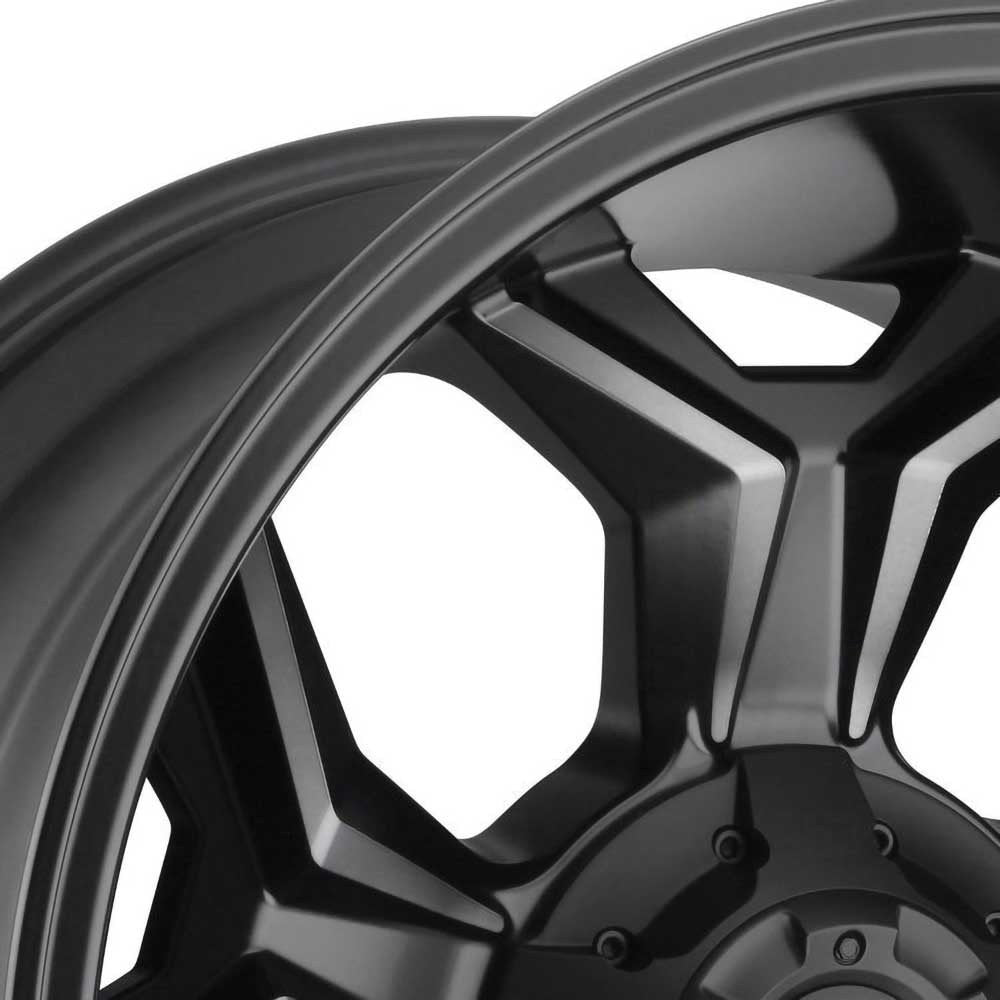 Cerchio in lega D605 Avenger Nero Opaco/Dark Tint Fuel - Autoricambi4x4