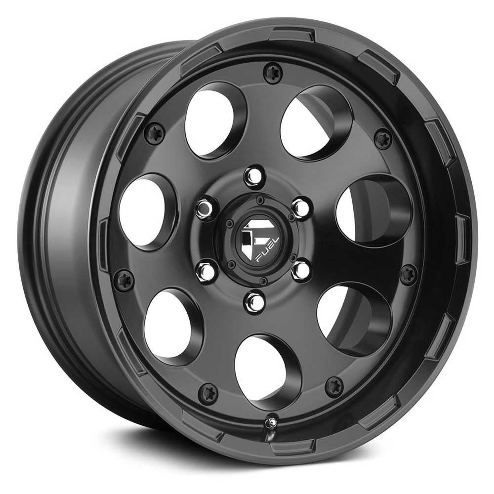Cerchio in lega D608 Enduro Matte Black Fuel - Autoricambi4x4