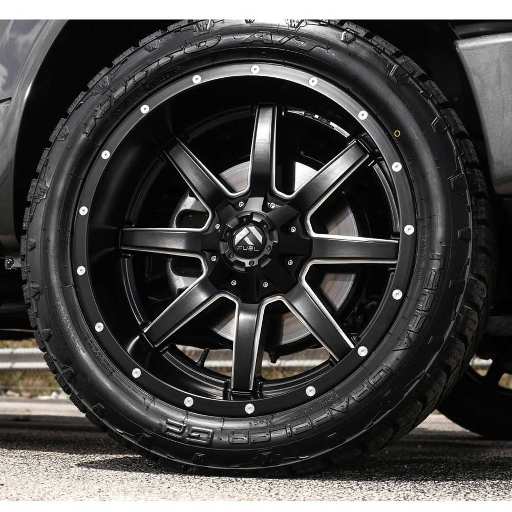 Cerchio in lega D610 Maverick Gloss Black Milled Fuel - Autoricambi4x4