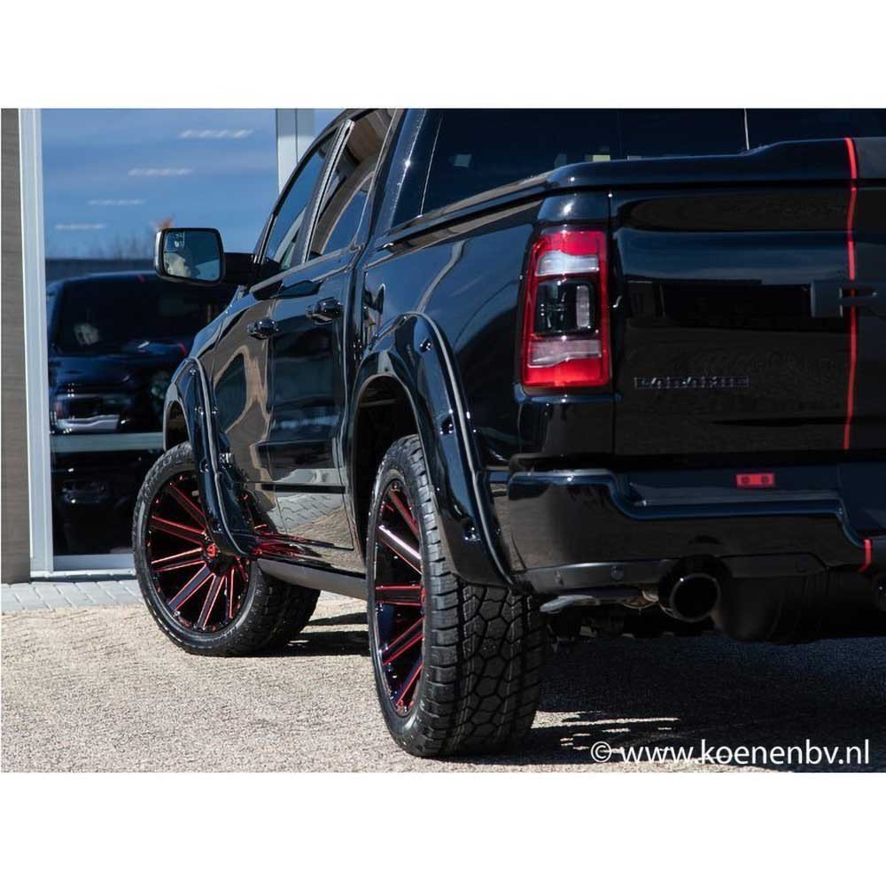 Cerchio in lega D643 Contra Gloss Black/Candy Red Fuel - Autoricambi4x4