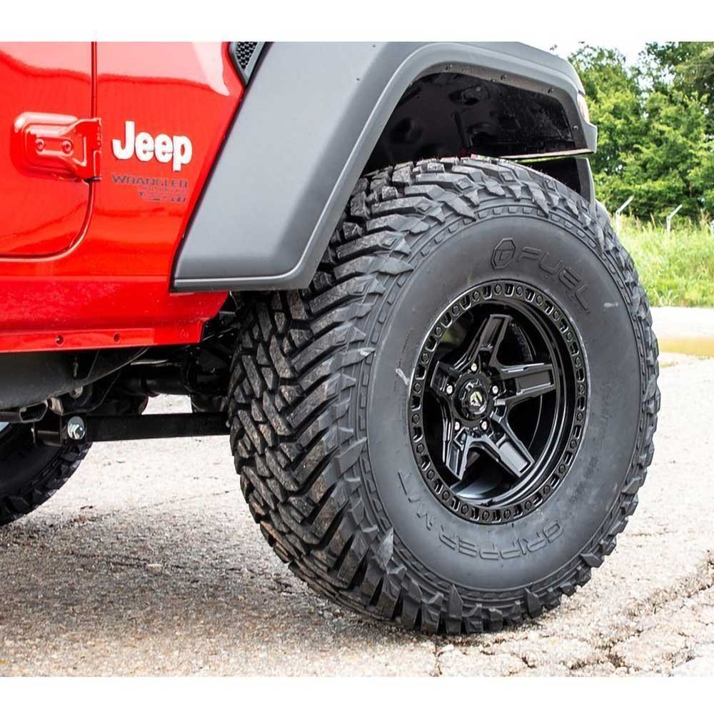 Cerchio in lega D697 Kicker Matte Black Fuel - Autoricambi4x4