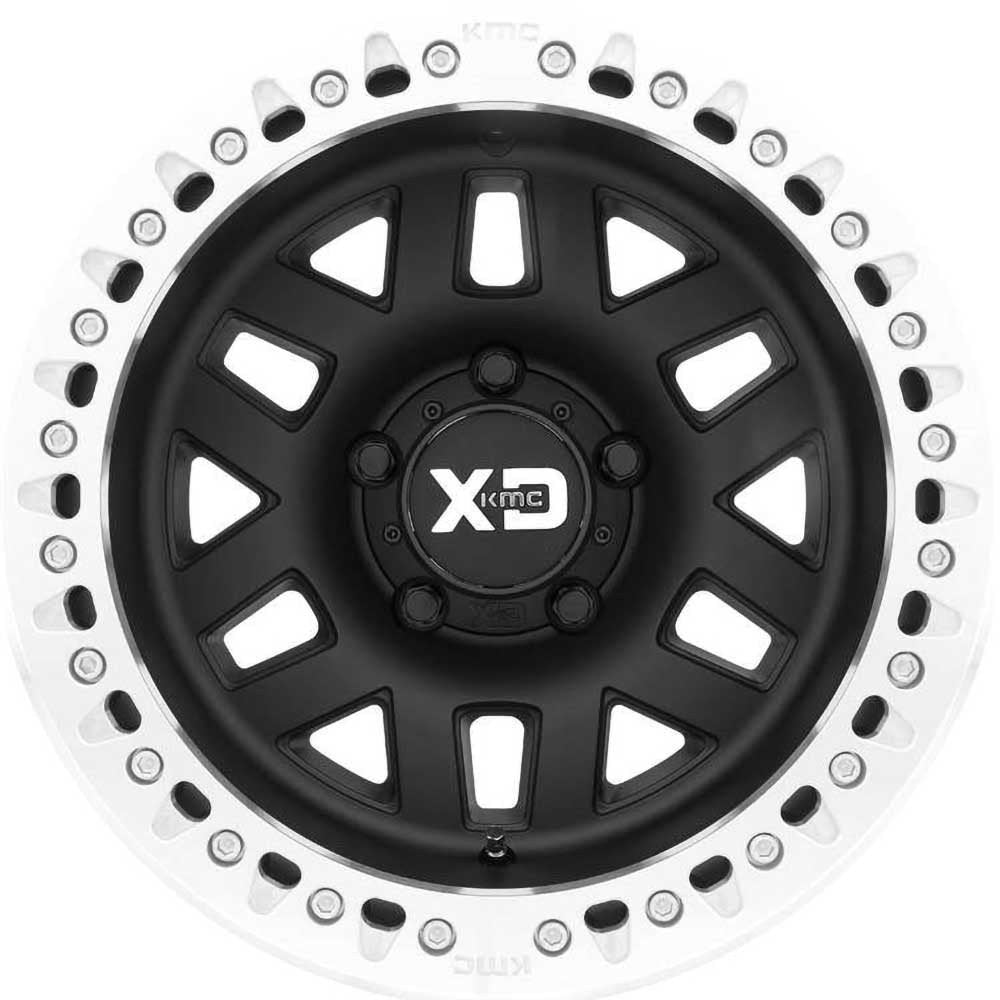 Cerchio in lega KM229 Satin Black Machined Beadlock KMC - Autoricambi4x4