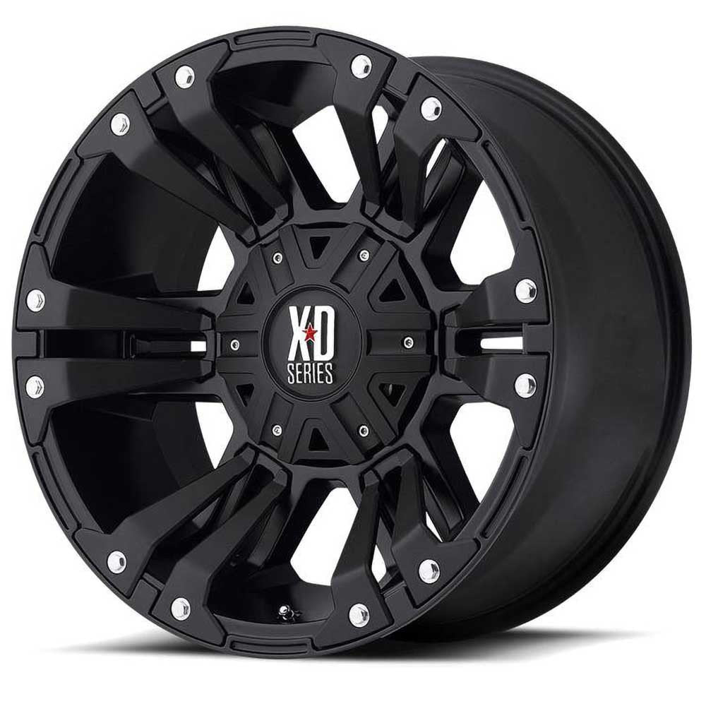 Cerchio in lega XD822 Monster II Matte Black XD Series - Autoricambi4x4
