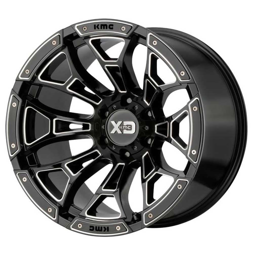 Cerchio in lega XD841 Boneyard Gloss Black Milled XD Series - Autoricambi4x4
