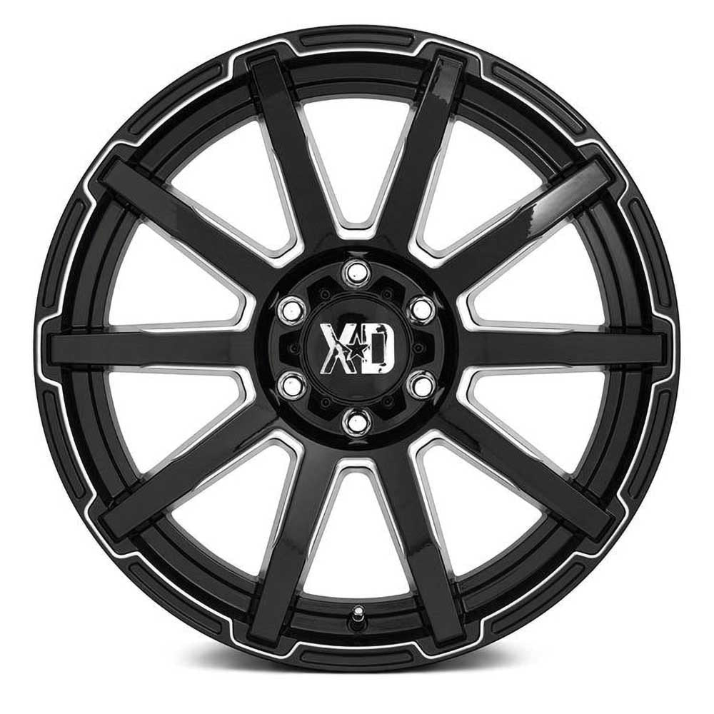 Cerchio in lega XD847 Outbreak Gloss Black Milled XD Series - Autoricambi4x4
