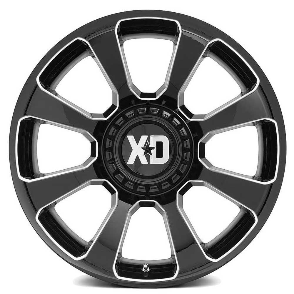Cerchio in lega XD854 Reactor Gloss Black Milled XD Series - Autoricambi4x4