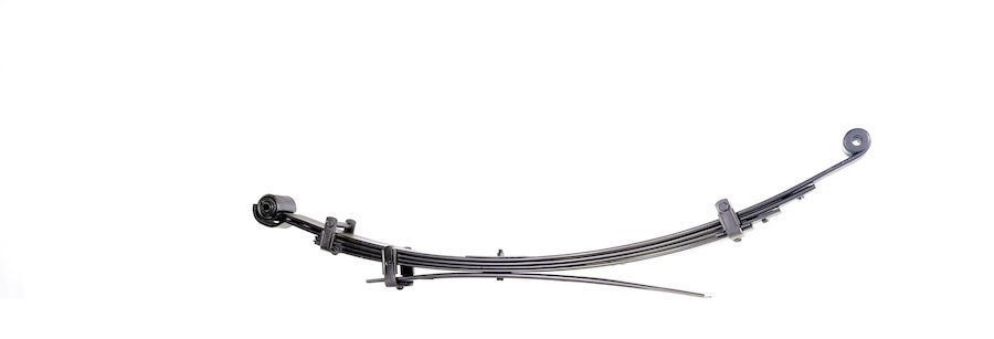 COPPIA BALESTRE MITSUBISHI L200 K74T/PAJERO RINFORZATA A 5 FOGLI DI CUI 1 DOPPIO - Autoricambi4x4