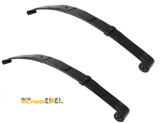 COPPIA BALESTRE POSTERIORI STANDARD FIAT PANDA 141 (complete di boccole e gommine) - Autoricambi4x4